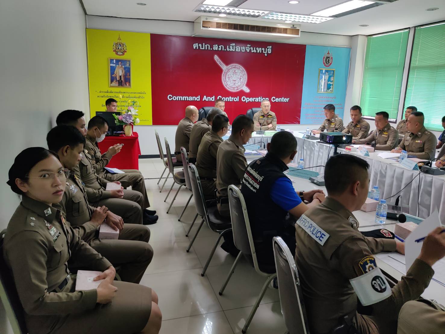 พิทักษ์15 ตรวจเยี่ยมสถานีตำรวจภูธรเมืองจันทบุรี